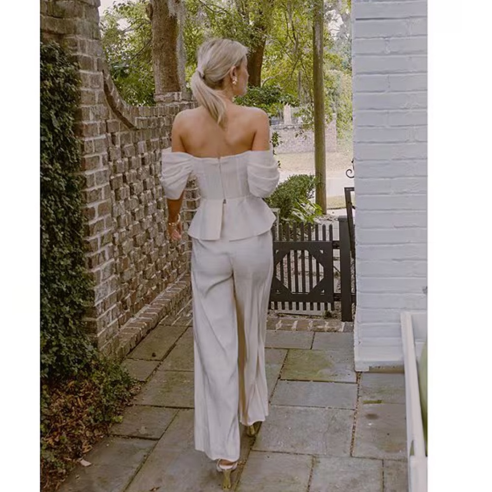 NWT Antonio Melani x Style by Simkins Coordinating Lynn Linen Blend Top - Picture 5 of 16